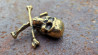Broche Tête de mort Pirate en Bronze