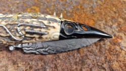 Munin Couteau de collection Viking