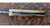 Couteau Toltek manche en Snakewood et sa lame damas
