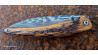 Couteau Toltek manche en Snakewood et sa lame damas
