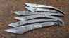 Kiridashi japonais: cutter en damas artisanal Œil d'Odin