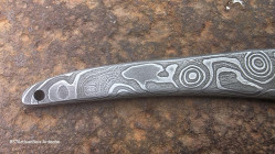 Collection Kiridashi: cutter japonais en damas Œil d'Odin