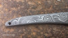 Collection Kiridashi: cutter japonais en damas Œil d'Odin