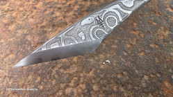 Collection Kiridashi: cutter japonais en damas Œil d'Odin