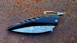 Le Veilleur: couteau de collection en Zébu