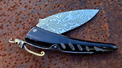 Le Veilleur: couteau de collection en Zébu