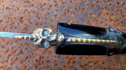 Le Veilleur: couteau de collection en Zébu