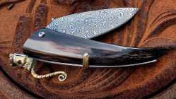 Le Veilleur: couteau de collection en Zébu