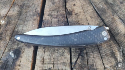 Couteau Toltek en juma noir de chez Mercorne