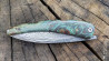 Couteau artisanal de collection Toltek en loupe de peuplier stabilisée