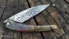 Couteau Toltek collection damas manche hybride résine & broussins de buis