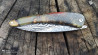 Couteau Toltek collection damas manche hybride résine & broussins de buis