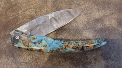 Couteau Damas de Collection Berzerker aux couleurs de l'autoportrait de Van Gogh