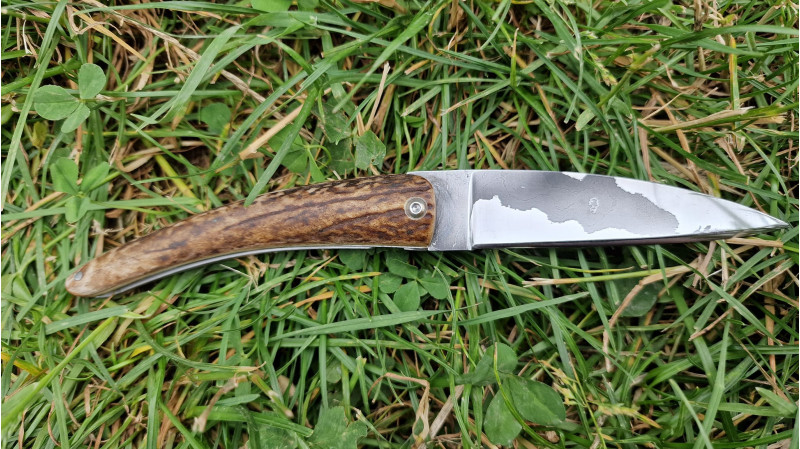 Sifflet Appelant En Bois De Cerf - Pour Chasse, Vènerie Ou Appel Des Chiens - Objet Ancien Décoratif