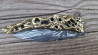Couteau Berzerker de collection "âge de Bronze" et sa lame damas