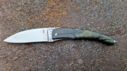 Couteau de collection Berzerker manche en hêtre échauffé